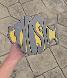 Phish Metal Hitch Cover