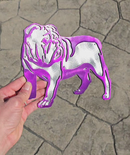 Bulldog Metal Wall Art