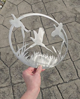 Pheasants Metal Wall Art