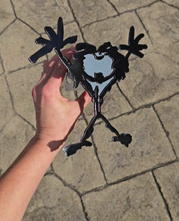 Pearl Jam Stickman Metal Hitch Cover