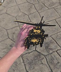 Blackhawk Helicopter Metal Hitch Cover