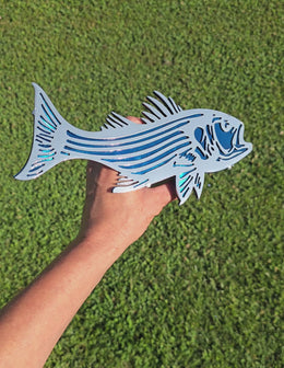 Striped Bass (Rockfish) Metal Hitch Cover