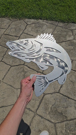 Walleye Metal Wall Art