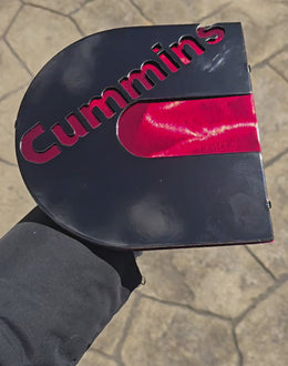 Cummins Logo Metal Hitch Cover