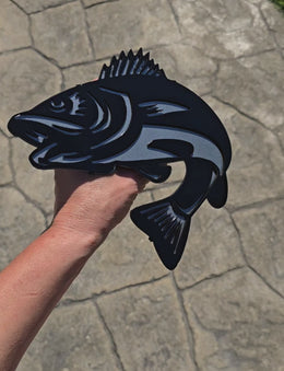 Walleye Metal Hitch Cover
