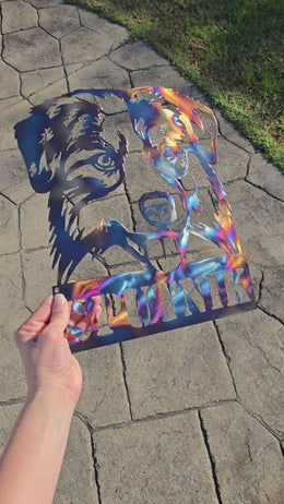 Australian Shepherd Metal Wall Art