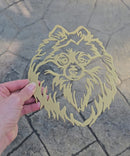 Pomeranian Metal Art