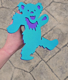 Dancing Bear Metal Hitch Cover