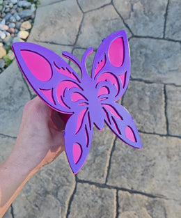 Butterfly Metal Hitch Cover