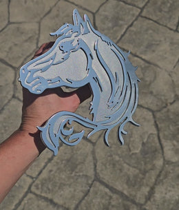 Horse Metal Hitch Cover