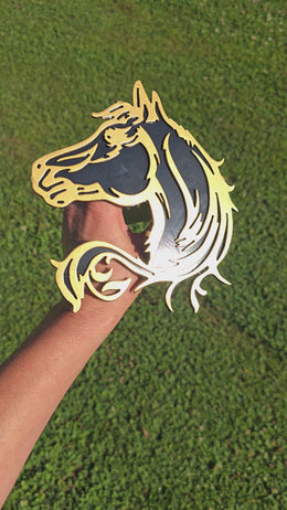 Horse Metal Hitch Cover