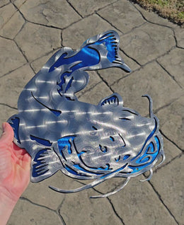 Catfish Metal Wall Art