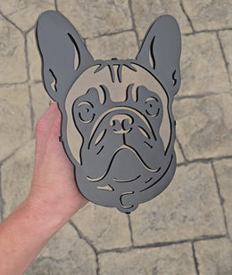 French Bulldog Metal Hitch Cover