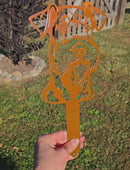 Airedale Terrier Lawn & Garden Metal Art