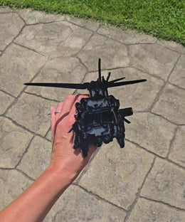Blackhawk Helicopter Metal Hitch Cover