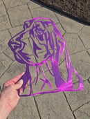 Basset Hound Metal Art