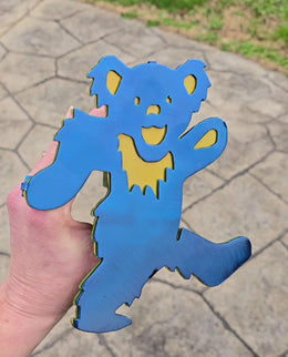 Dancing Bear Metal Hitch Cover