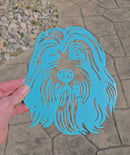 Bearded Collie Metal Art