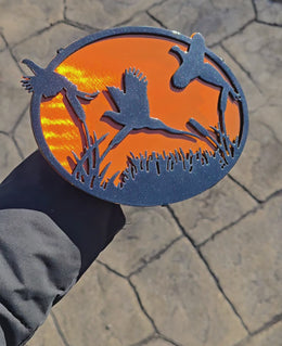 Pheasants Metal Hitch Cover