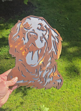 Golden Retriever Metal Wall Art