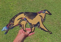 Borzoi Metal Wall Art