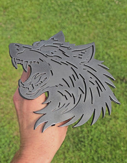 Wolf Metal Hitch Cover