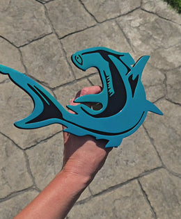Hammerhead Shark Metal Hitch Cover