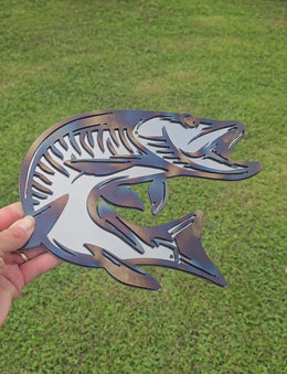 Muskie Metal Wall Art