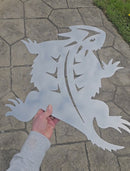 Horned Lizard Metal Art