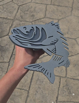 Striped Bass (Rockfish) Metal Hitch Cover