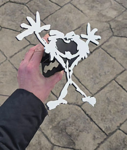 Pearl Jam Stickman Metal Hitch Cover
