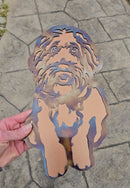 Golden Doodle Metal Art
