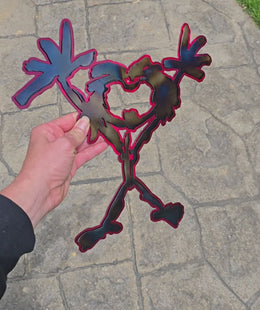 Pearl Jam "Stickman" Metal Wall Art