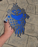 American Flag Punisher Skull Hitch Cover