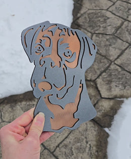 Boxer Metal Wall Art