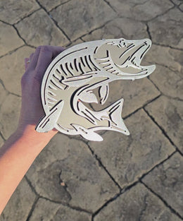 Muskie Metal Hitch Cover