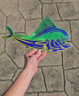 Mahi Mahi Metal Wall Art