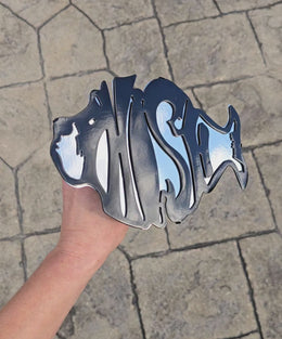 Phish Metal Hitch Cover