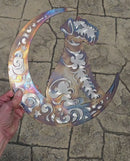 Airedale Terrier "On The Moon" Metal Art