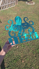 Octopus Metal Art