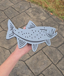 Trout Metal Hitch Cover