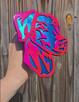 Doberman Pinscher Metal Hitch Cover