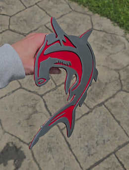 Hammerhead Shark Metal Hitch Cover