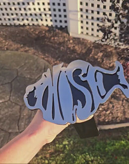 Phish Metal Hitch Cover