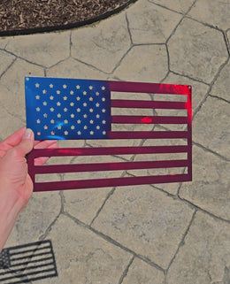 American Flag Metal Wall Art