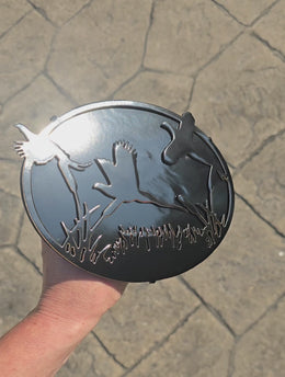 Pheasants Metal Hitch Cover