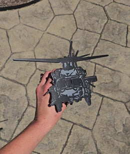 Blackhawk Helicopter Metal Hitch Cover