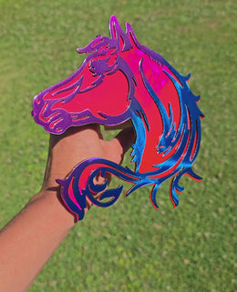 Horse Metal Hitch Cover