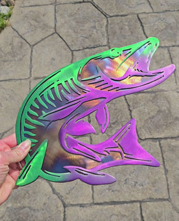 Muskie Metal Wall Art
