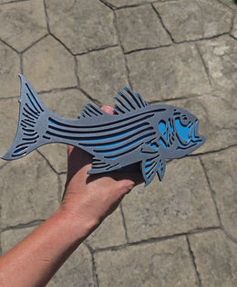 Striped Bass (Rockfish) Metal Hitch Cover